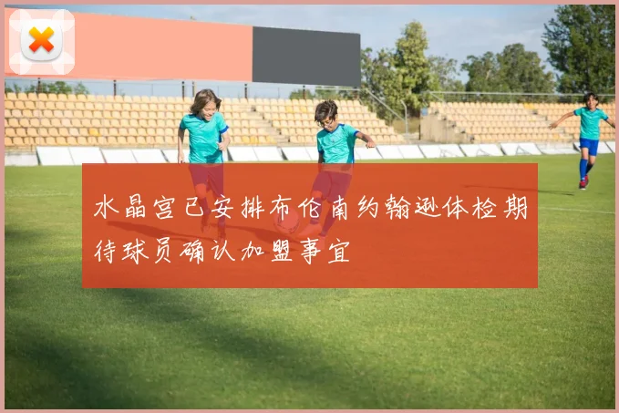水晶宫已安排布伦南约翰逊体检期待球员确认加盟事宜